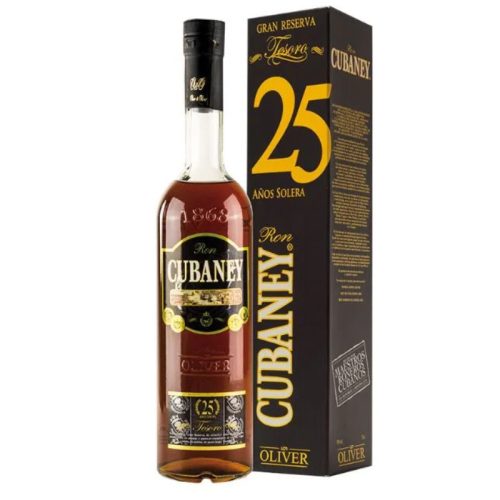 Cubaney Rum 25 years Tesoro 0,7l DD.
