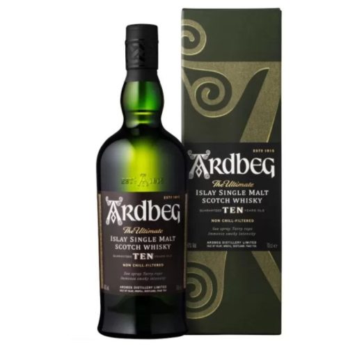 Ardbeg Whisky 10 years Islay Single Malt Scotch 0,7l DD.
