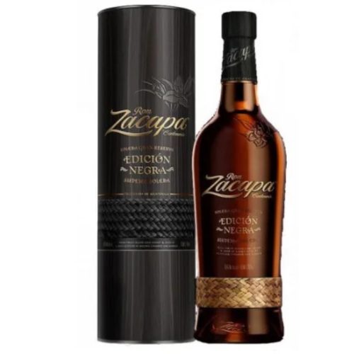Ron Zacapa Centenario Rum Edicion Negra (kerek) 0,7l DD.