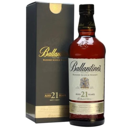 Ballantines Whisky 21 years Blended Scotch Very Old 0,7l DD.