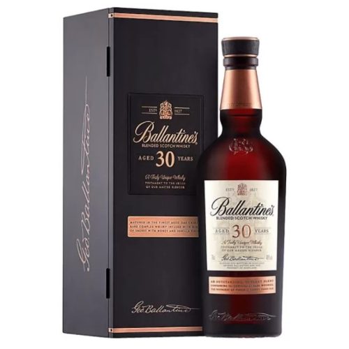 Ballantines Whisky 30 years Blended Scotch The Truly Unique Whisky 0,7l DD.