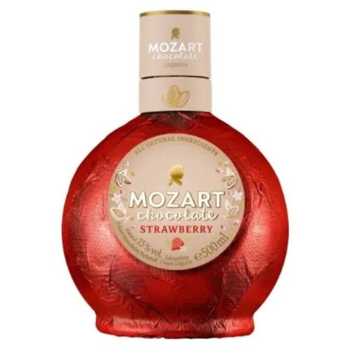 Mozart Likőr Strawberry White Chocolate 0,5l
