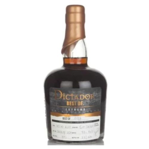 Dictador Rum The Best Of 1977. Apasionado 0,7l