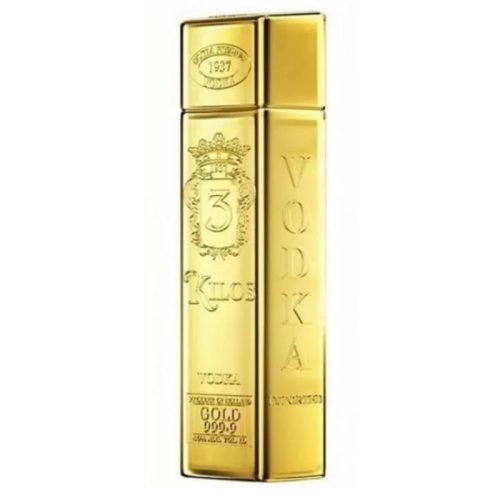 3 Kilos Vodka Gold 999,9 1l