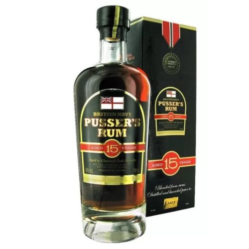 Pussers Rum 15 years British Navy 0,7l DD.
