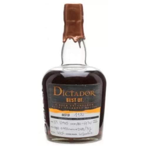 Dictador Rum The Best Of 1982. 0,7l
