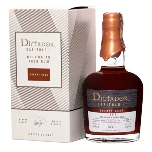 Dictador Rum Capitulo I. Sherry Cask 1996. Bottled: 2020. 0,7l DD.
