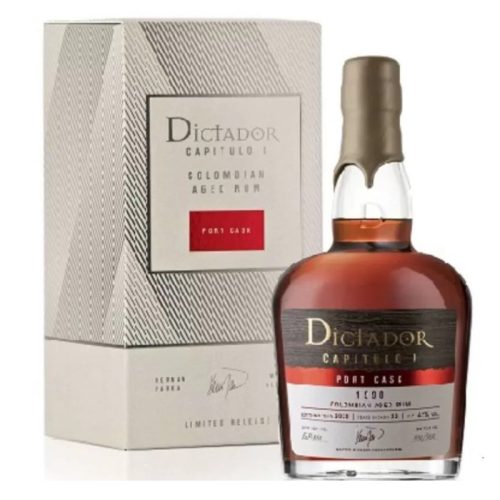 Dictador Rum Capitulo I. Port Cask 1998. Bottled: 2020. 0,7l DD.
