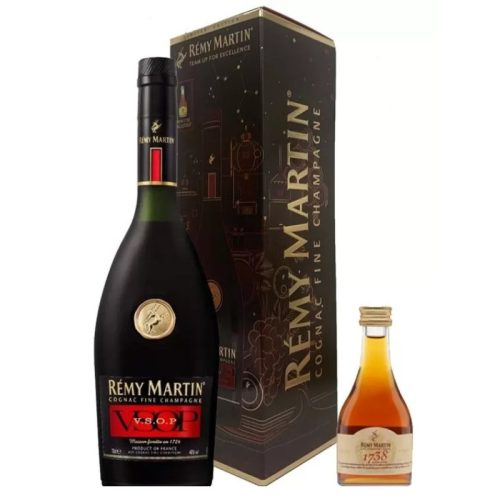 Remy Martin Konyak VSOP Fine Champagne 0,7l + 1738 Accord Royal 0,05l DD.