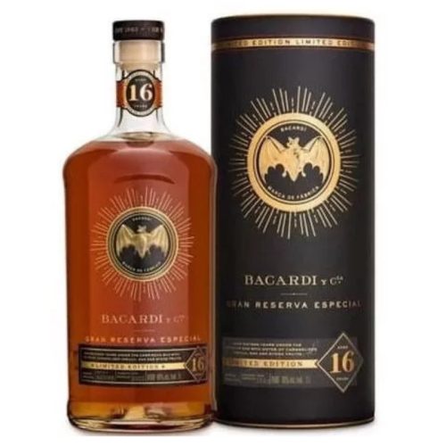 Bacardi Rum 16 years Gran Reserva Especial Limited Edition Barreled:2013. 1l DD.