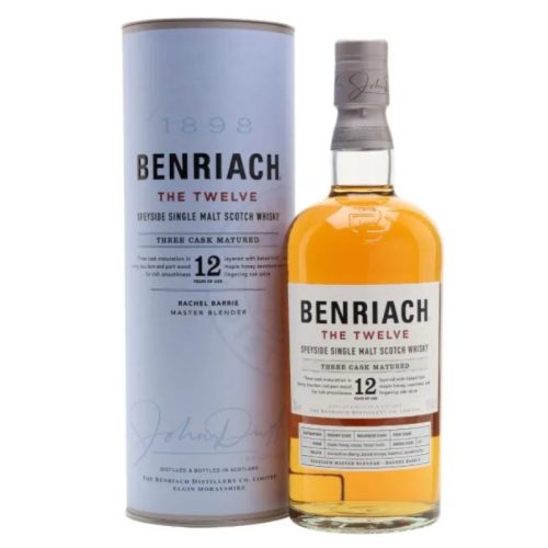Benriach Whisky 12 years The Twelve Three Cask Matured Single Malt Scotch 0,7l DD.