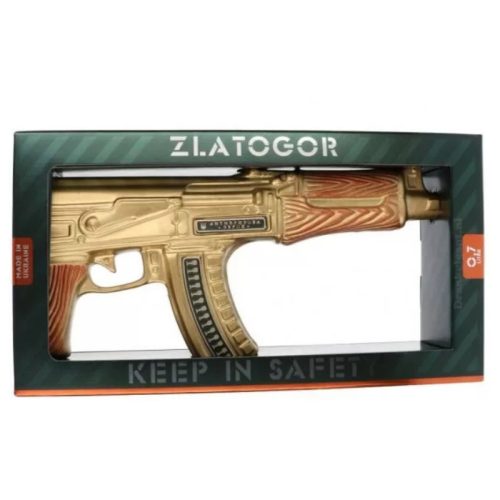 Zlatogor Vodka Legendary AK-47 Gold 0,7l DD.
