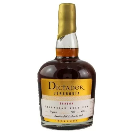 Dictador Rum Jerarquía Borbón 1985. American Oak Ex Bourbon Cask Limited Release 0,7l DD.
