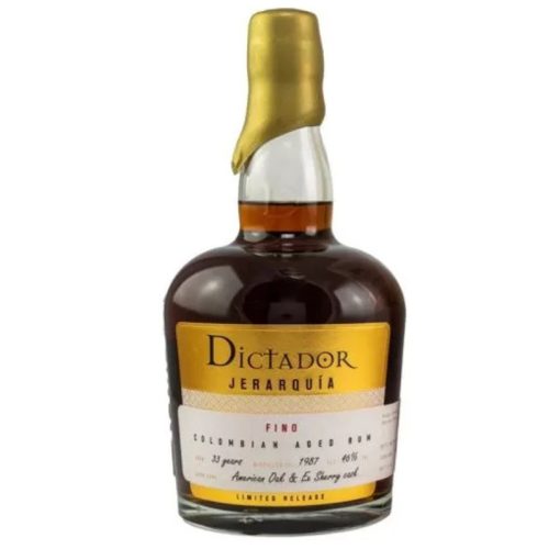 Dictador Rum Jerarquía Fino 1987. American Oak & Ex Sherry Cask Limited Release 0,7l DD.