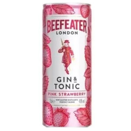 Beefeater Gin & Tonic Pink Strawberry 0,25l 