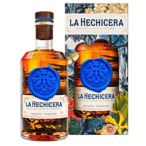 La Hechicera Reserva Familiar Ron Extra Anejo de Colombia 0,7l DD.
