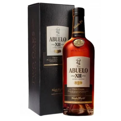 Abuelo Rum XII. Two Oaks Double Matured Extra Charred Finish 0,7l DD.
