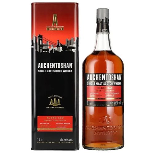 Auchentoshan Whisky Blood Oak Single Malt Exclusive Scotch 1l DD.