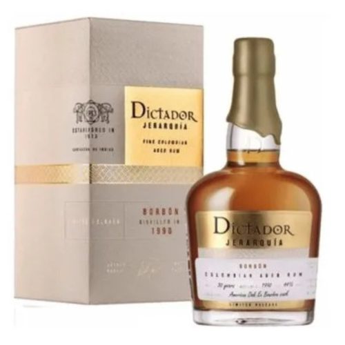 Dictador Rum Jerarquía Borbón 1990. American Oak Ex Bourbon Cask Limited Release 0,7l DD.