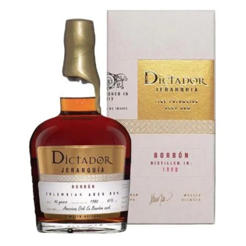 Dictador Rum Jerarquía Borbón 1980. American Oak Ex Bourbon Cask Limited Release 0,7l DD.