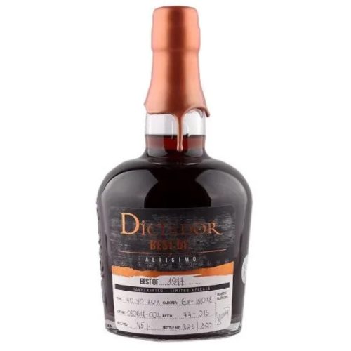 Dictador Rum The Best Of 1977. Altissimo 0,7l