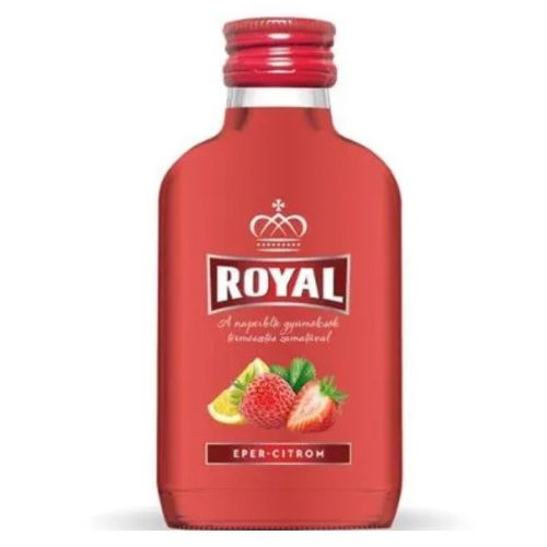 Royal Likőr Eper-Citrom 0,1l