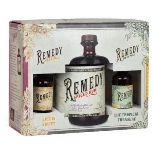 Remedy Rum Spiced Set 0,7l DD. 