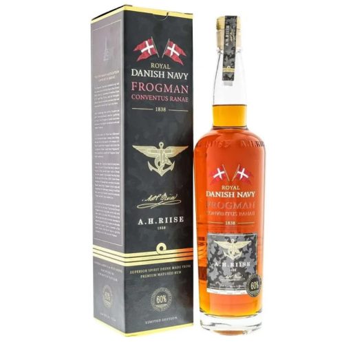 A.H. Riise Rum Royal Danish Navy Frogman Conventus Ranae Limited Editon 0,7l DD.