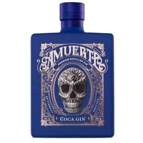 Amuerte Gin Blue Coca Premium Distilled 0,7l