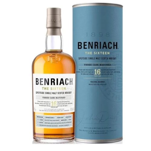 Benriach Whisky 16 years The Sixteen Three Cask Matured Single Malt Scotch 0,7l DD.
