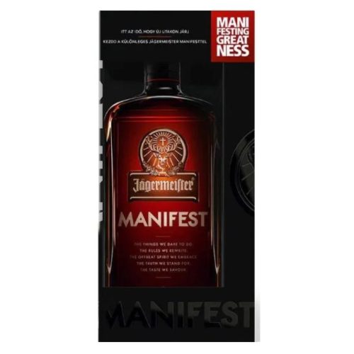 Jagermeister Keserű Manifest 0,5l DD.