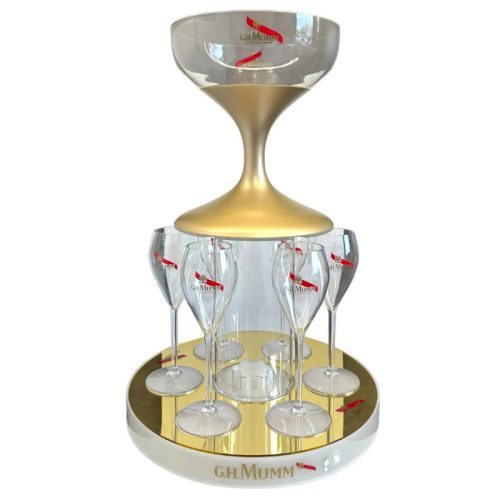 Mumm Champagne Szökőkút